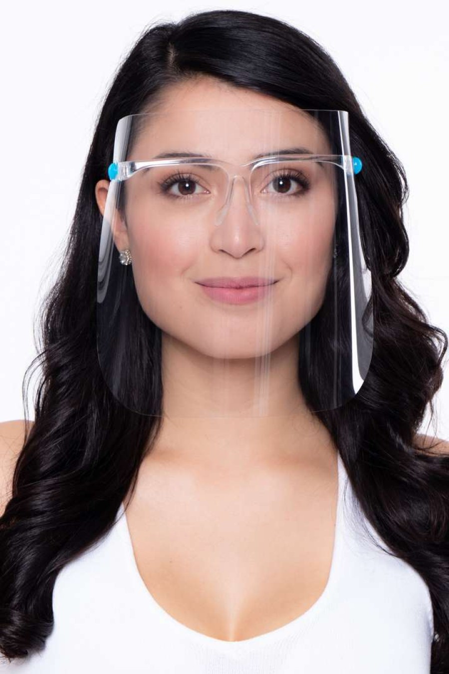 Accessories * | Curvy Sense Reusable Transparent Clear Face Shield