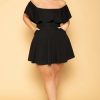 Dresses * | Curvy Sense Plus Size Rosabel Dress New Arrivals Black