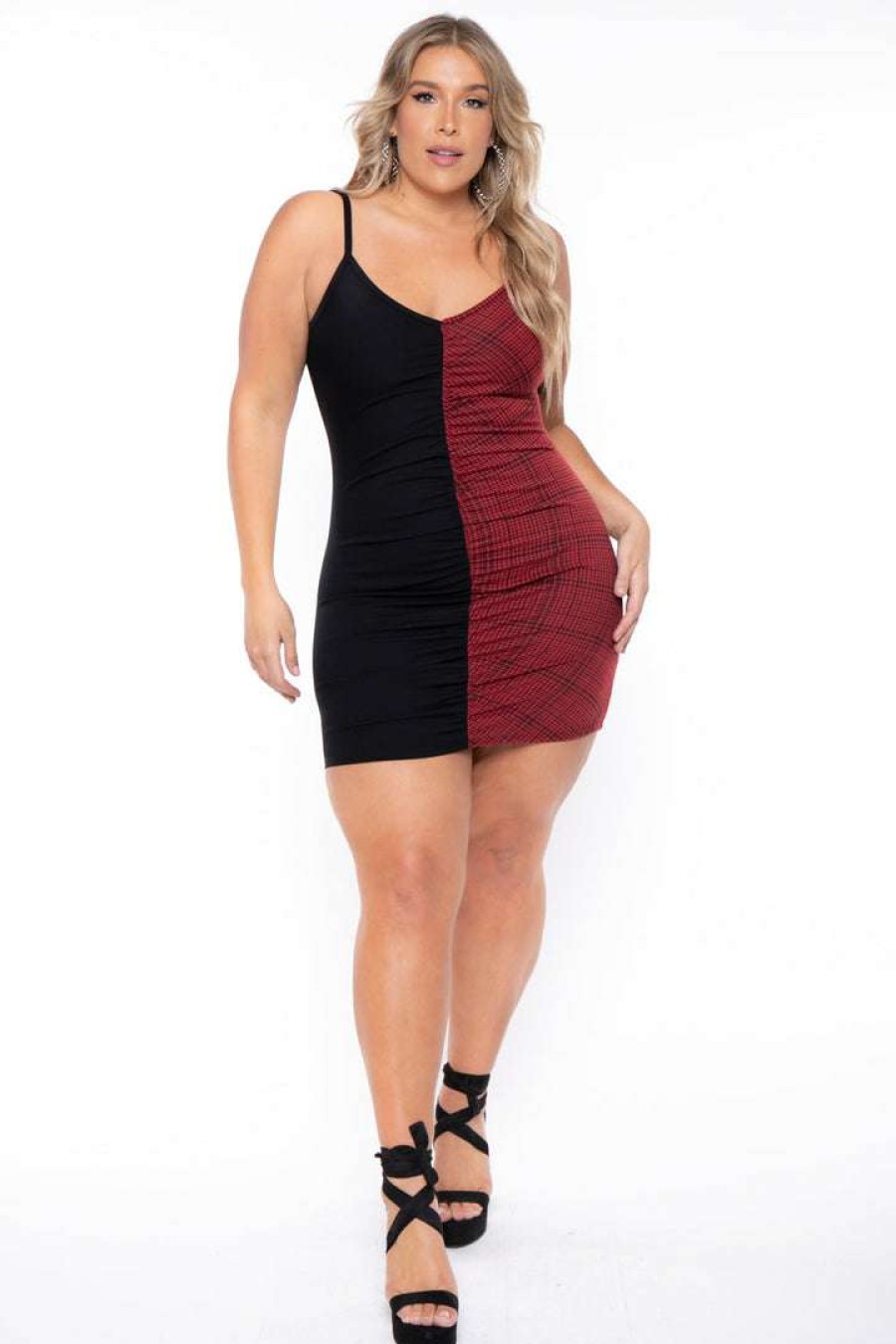 Dresses * | Curvy Sense New Arrivals Plus Size Tai Bodycon Dress Black