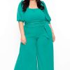 Sets * | Katy Usa Plus Size Valentina Contemporary Set Teal