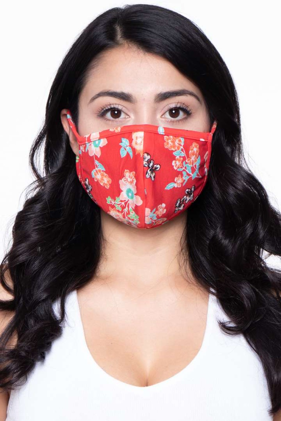 Accessories * | Curvy Sense Washable & Reusable Face Mask Mystic Flower