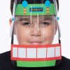 Accessories * | Curvy Sense Kids Graphic Transparent Clear Face Shield Face Masks