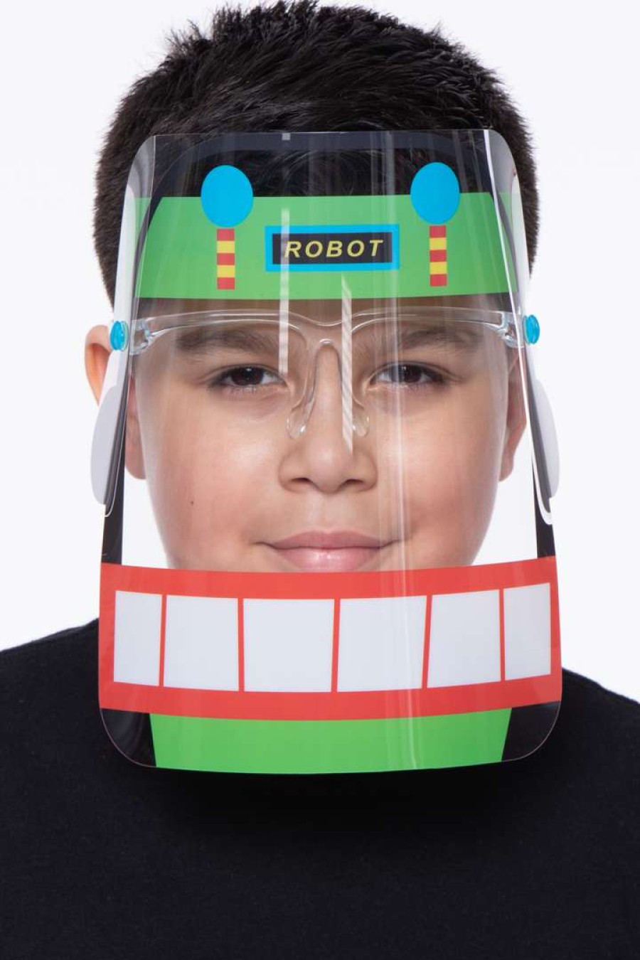 Accessories * | Curvy Sense Kids Graphic Transparent Clear Face Shield Face Masks