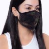 Accessories * | Curvy Sense Washable 3-Layer Fishnet Mesh Face Mask Face Masks