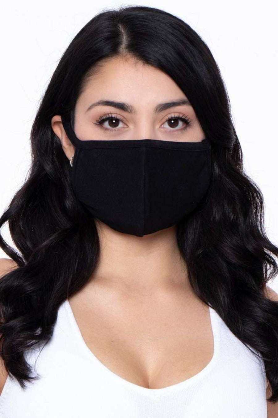 Accessories * | Curvy Sense Washable & Reusable Unisex Face Mask Ivory