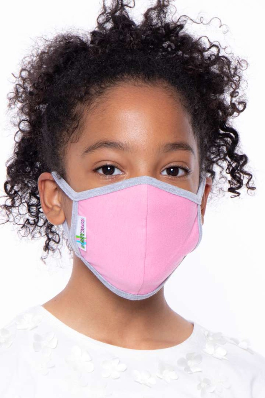 Accessories * | Curvy Sense Face Masks Kids Washable Face Mask For Ages 4-11 Pink