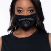 Accessories * | Curvy Sense Face Masks Washable & Reusable Printed Face Mask We Stand Together Black