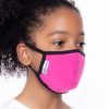 Accessories * | Curvy Sense Kids Washable Face Mask For Ages 4-11 Face Masks Fucshia