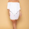 Dresses * | Solid New Arrivals Plus Size Elisa Bodycon Dress Ivory