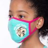 Accessories * | Curvy Sense Face Masks Kids Washable Bobby Jack Printed Face Mask Ages 4 11