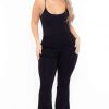 Bottoms * | Plus Size Dollhouse Jackie Flare Jeans Black