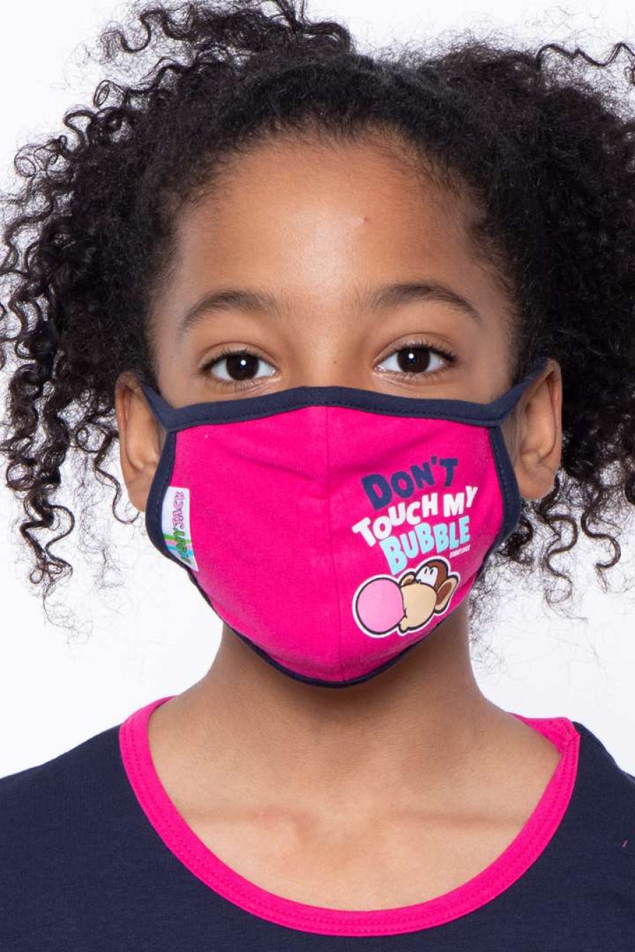 Accessories * | Curvy Sense Kids Washable Bobby Jack Printed Face Mask Ages 4 11 Face Masks