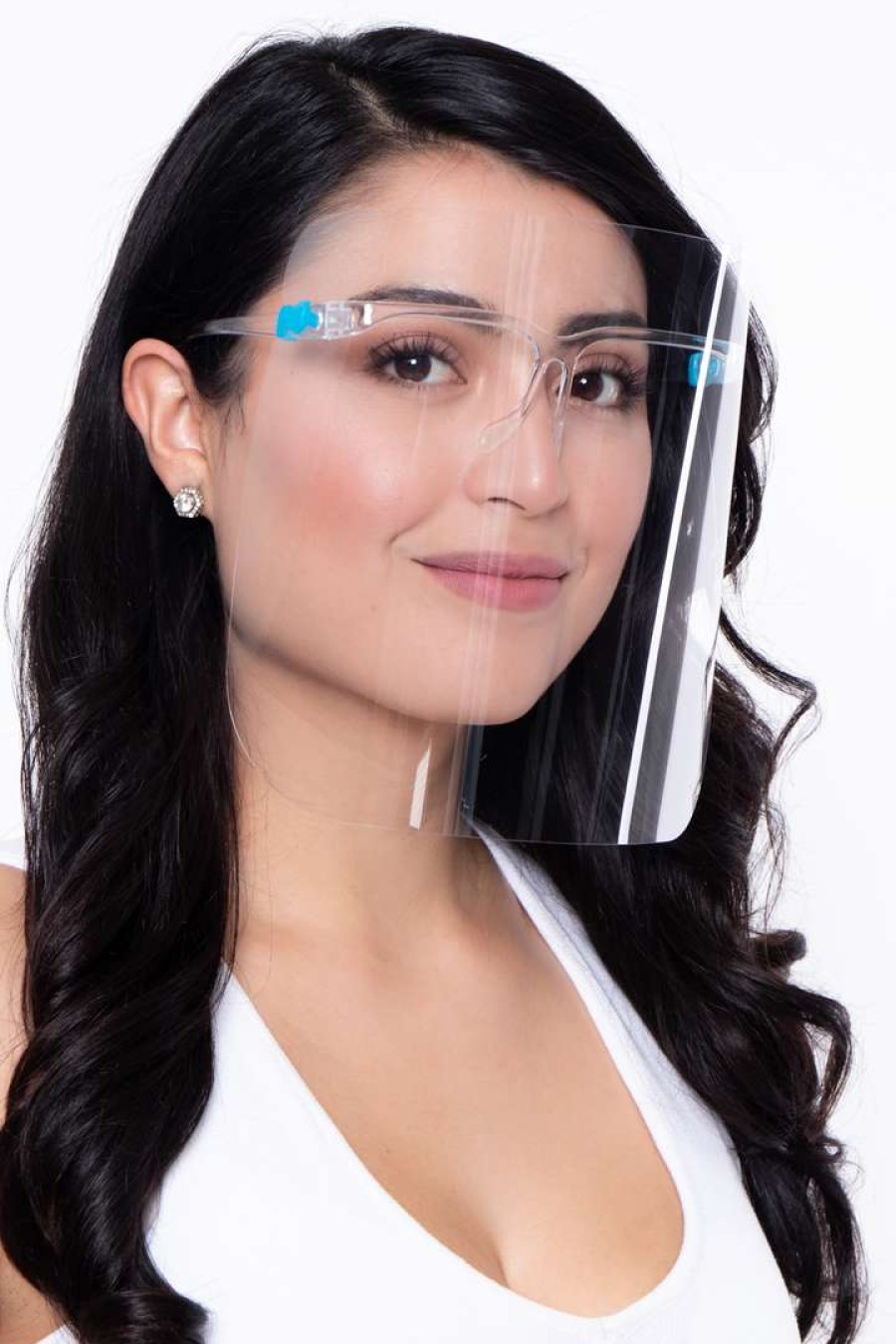 Accessories * | Curvy Sense Reusable Transparent Clear Face Shield Face Masks