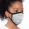 Accessories * | Curvy Sense Kids Washable Fun Patterns Face Mask ( Ages 4 11 ) S Face Masks Polkadot