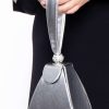 Accessories * | Impulse Monrovia Structured Pyramid Bag Silver